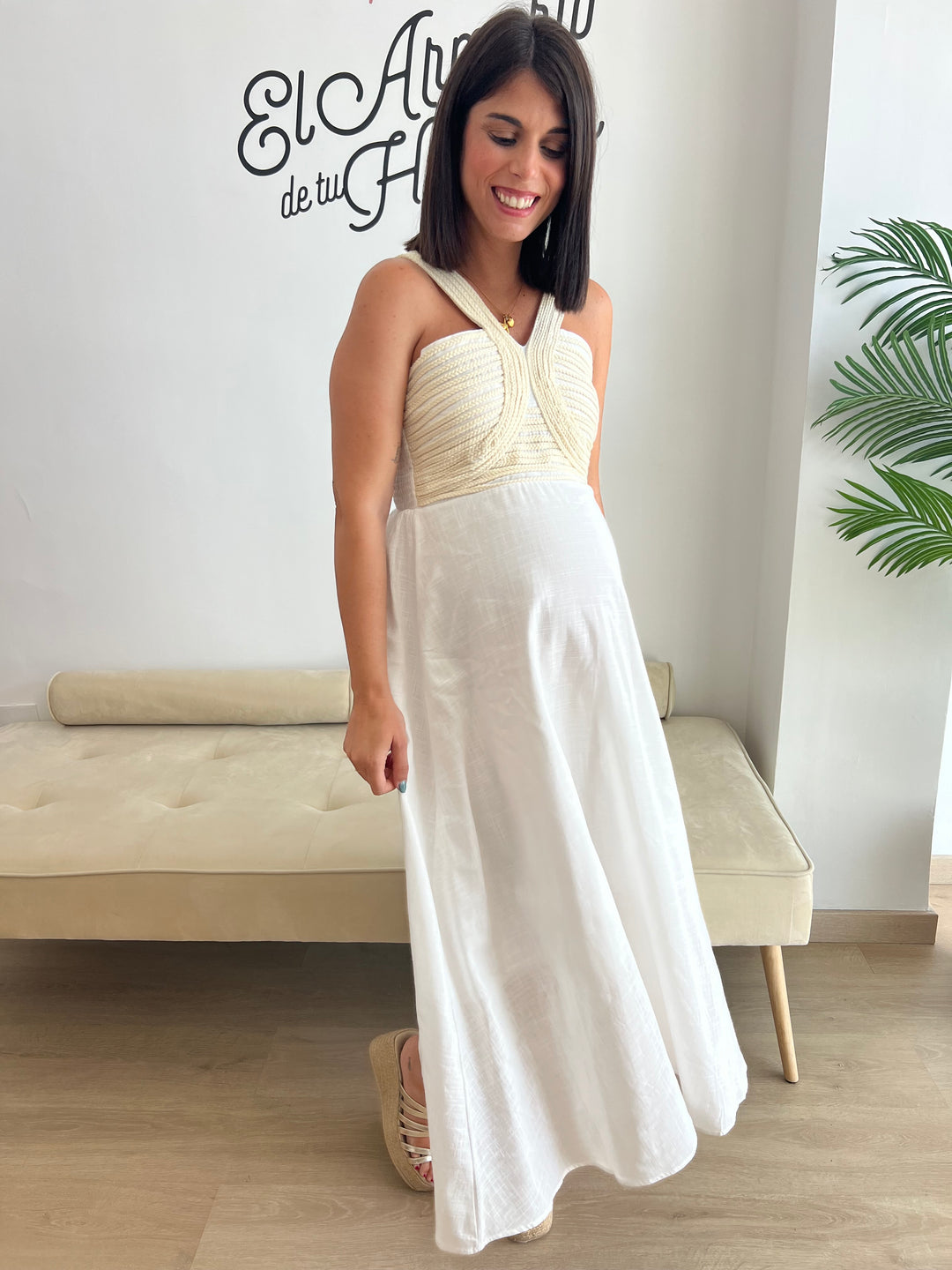 Vestido Tina blanco