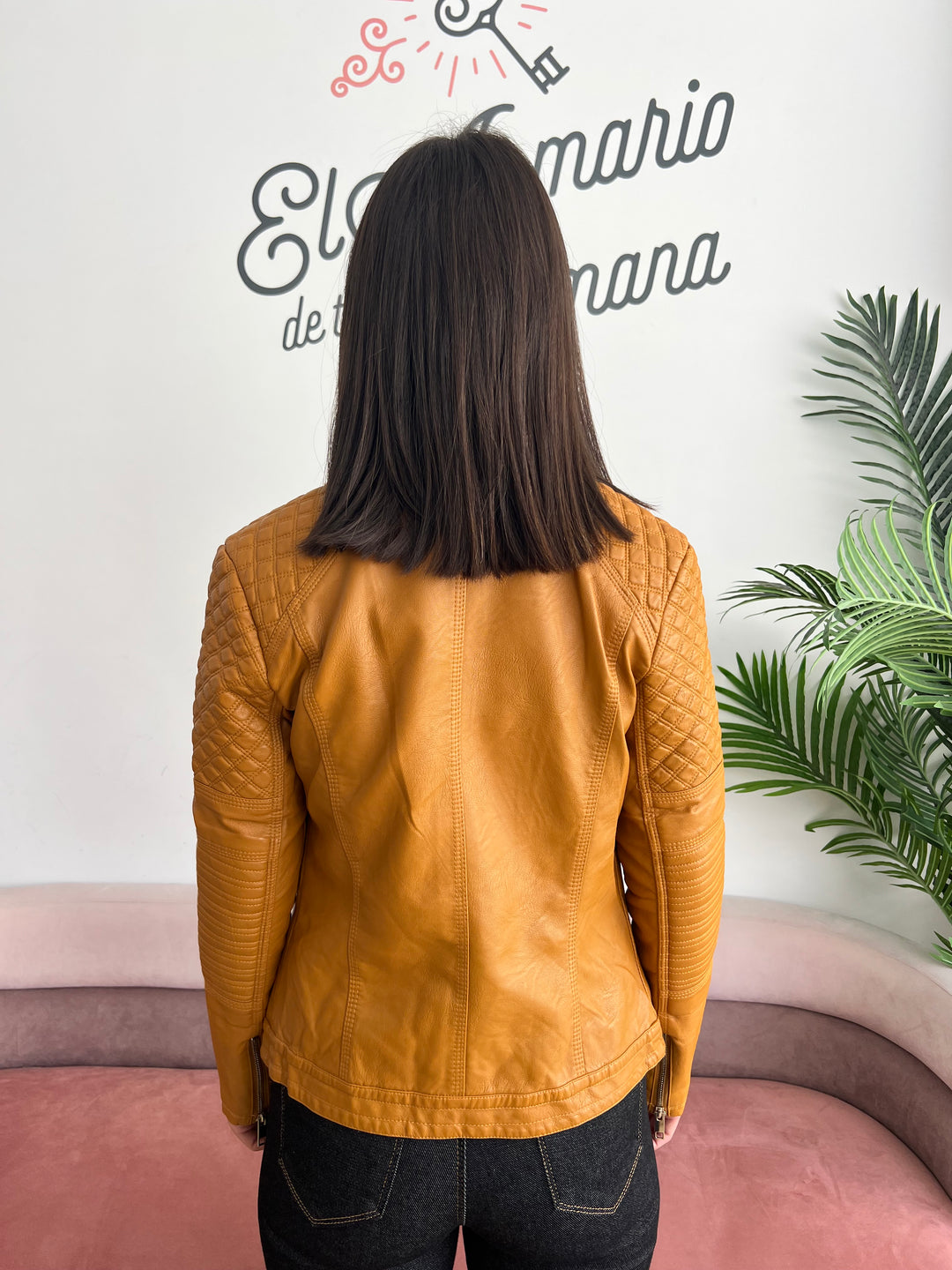 Chaqueta Estela camel
