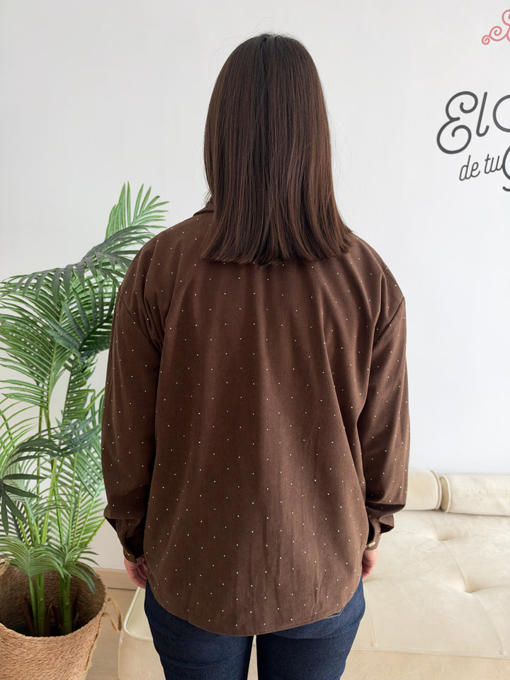 Sobrecamisa Florencia marrón