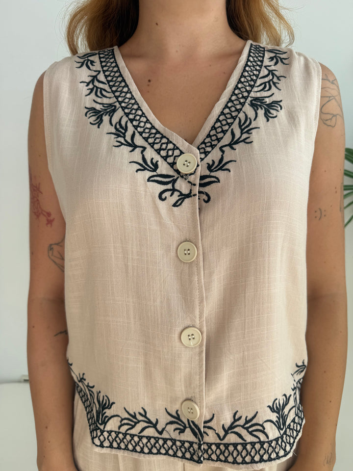 Conjunto Isabel beige