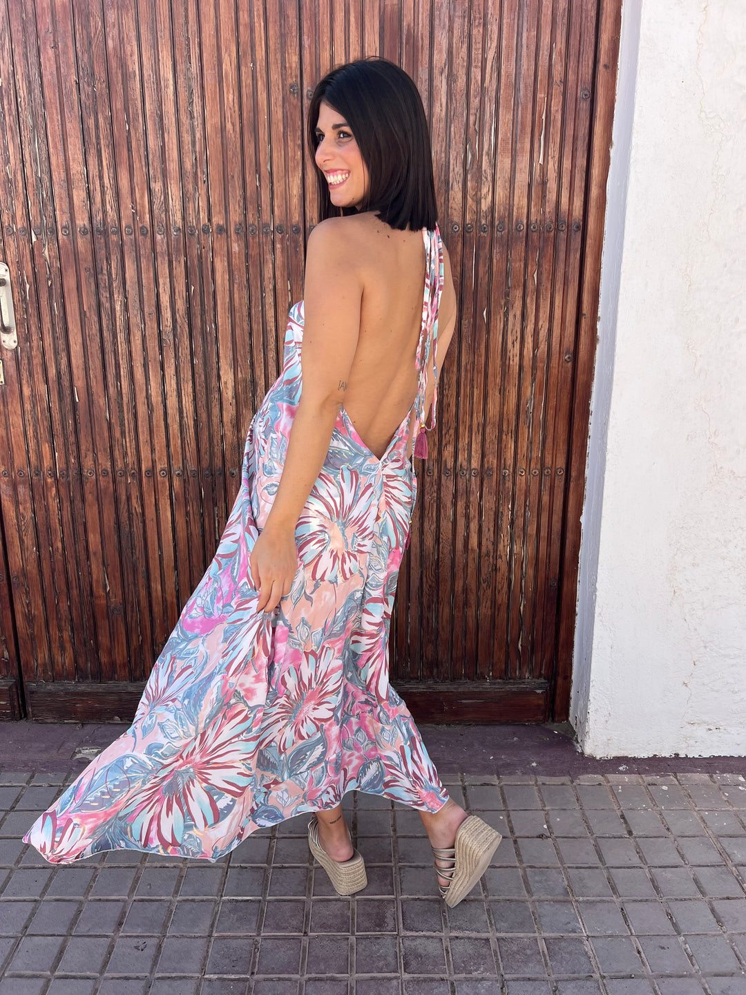 Vestido Luna rosa