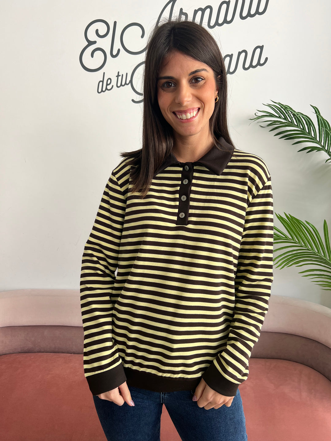 Sudadera Silvana amarillo
