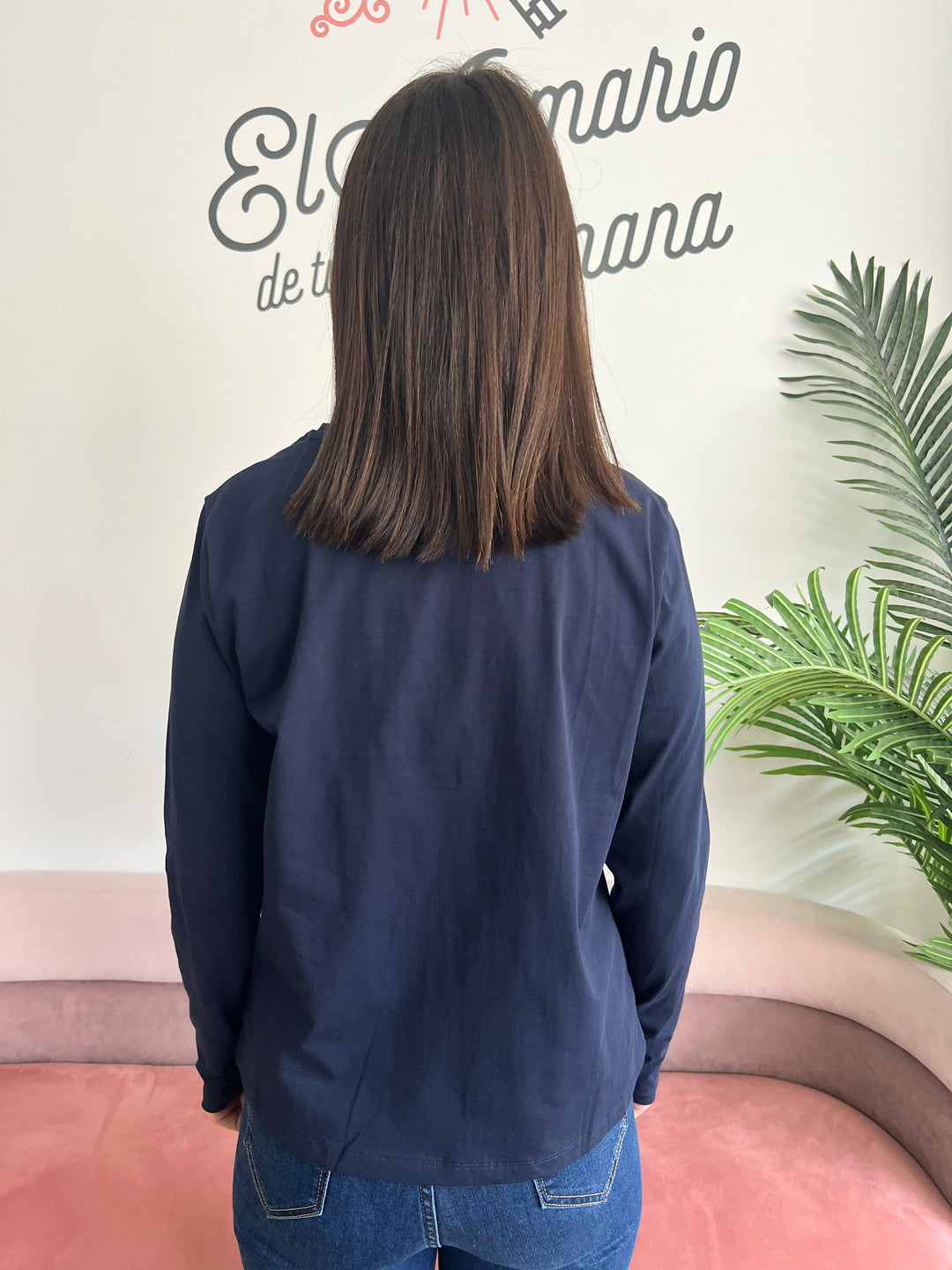 Camiseta Morgan azul marino