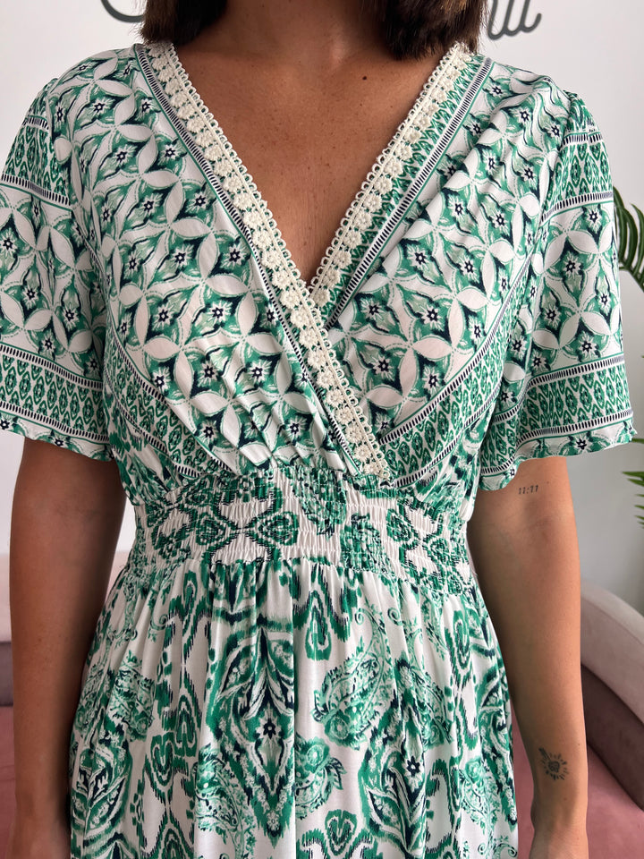 Vestido Marina verde