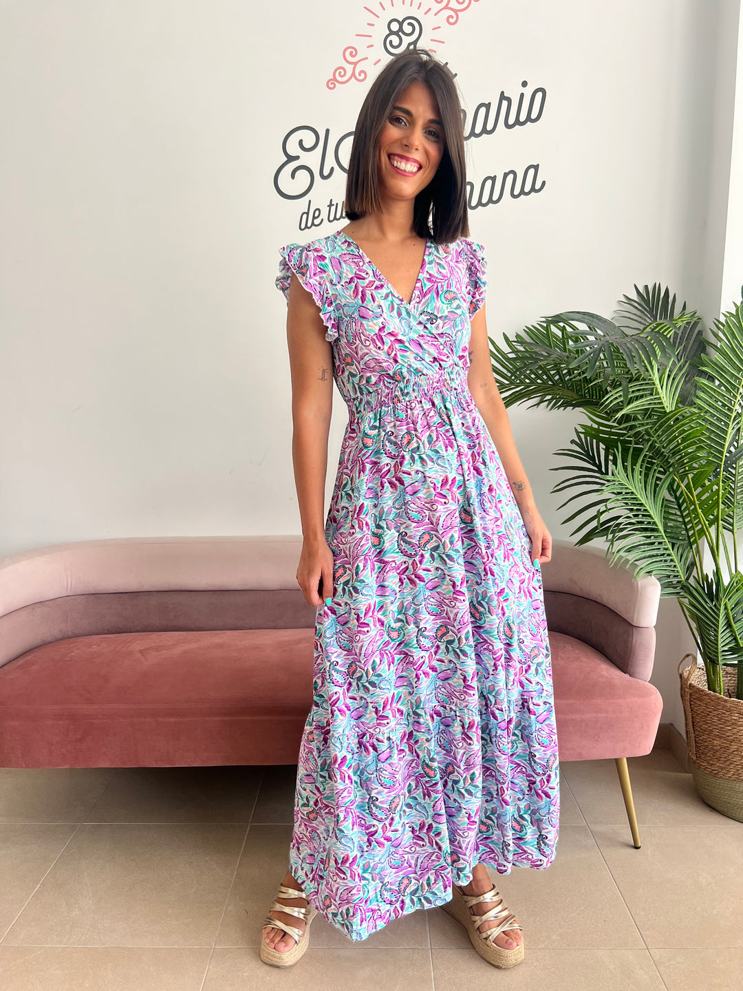 Vestido Nataly morado