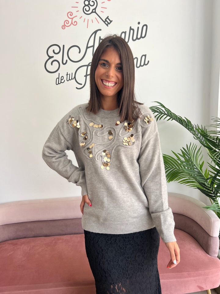 Jersey Esmeralda gris
