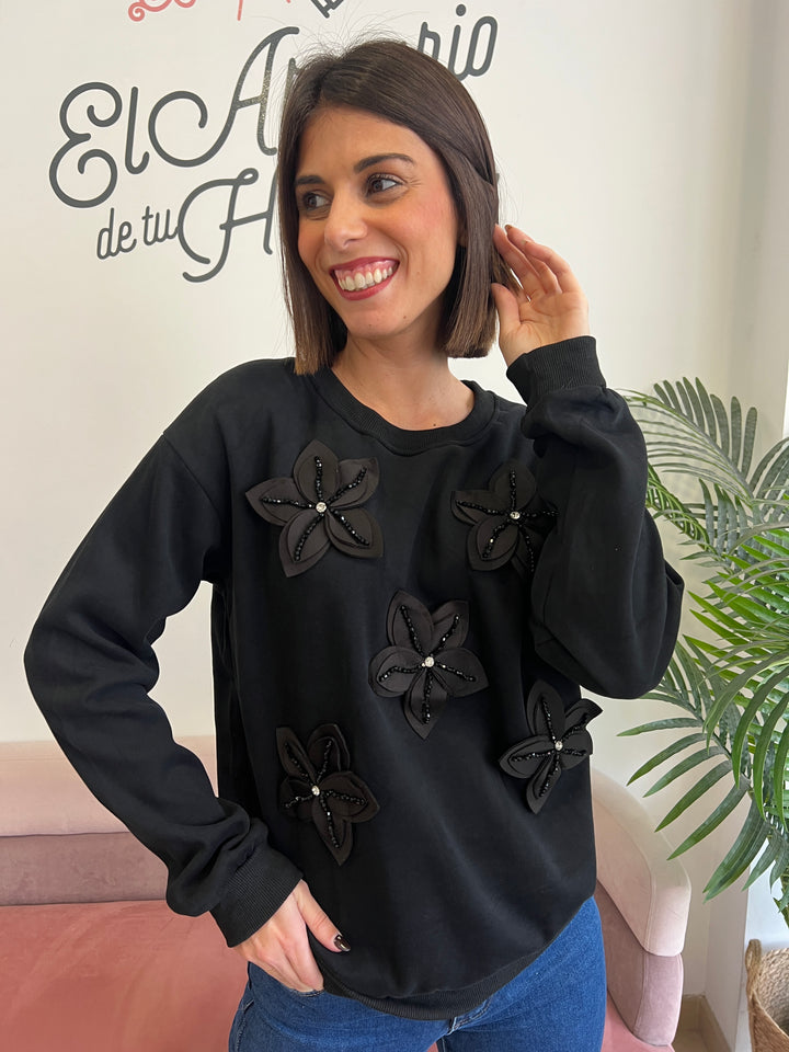 Sudadera Mery negro