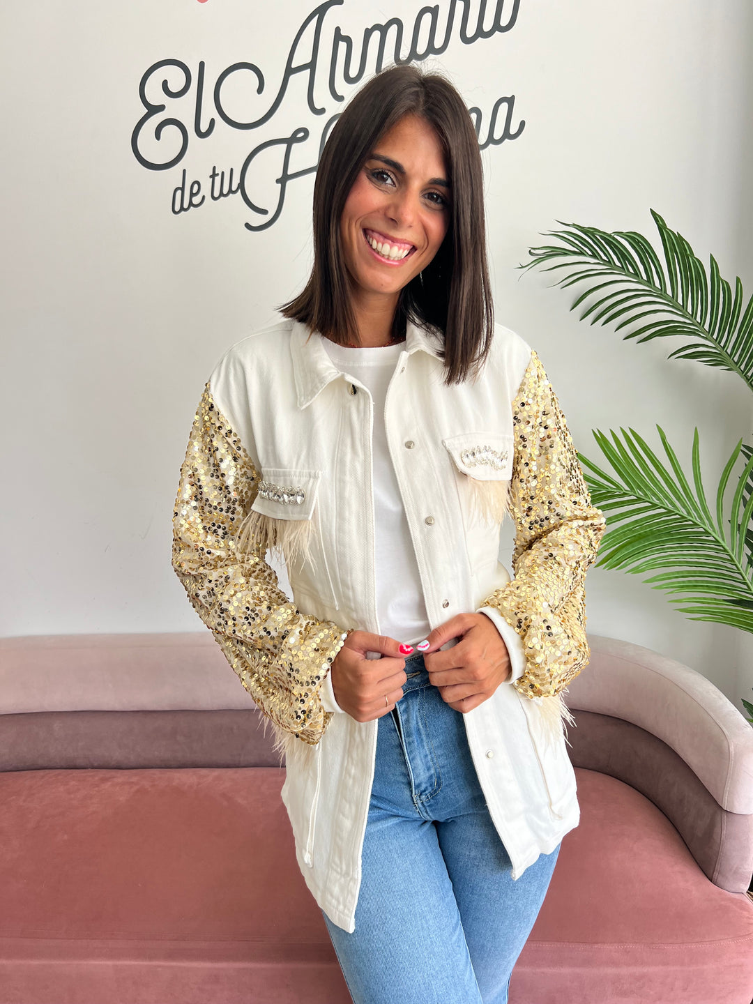 Chaqueta Ashly blanco