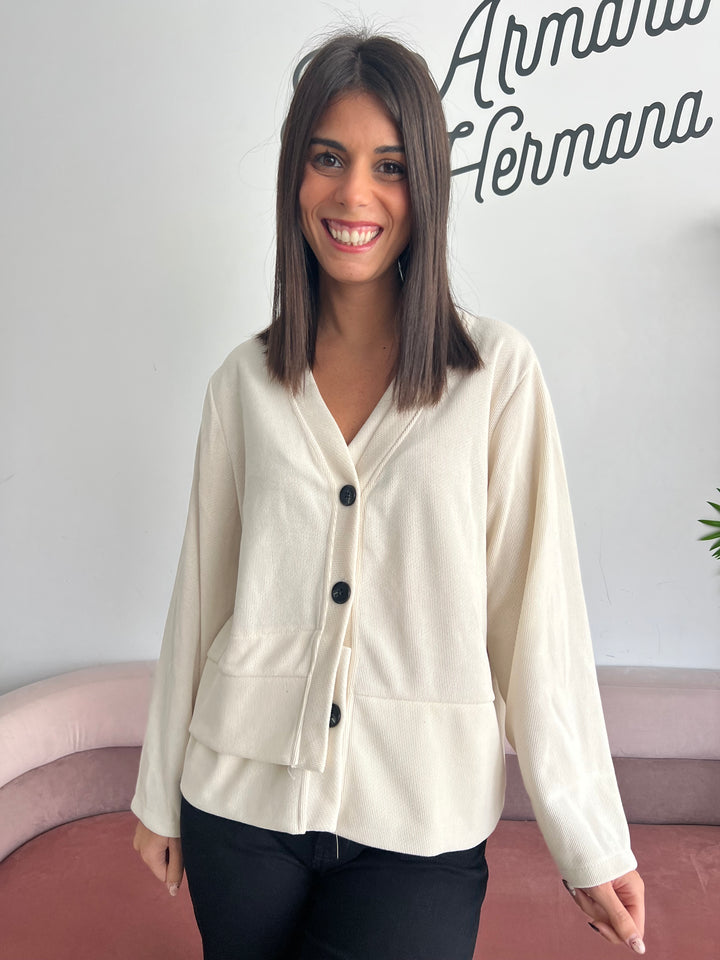 Chaqueta Noemí beige claro