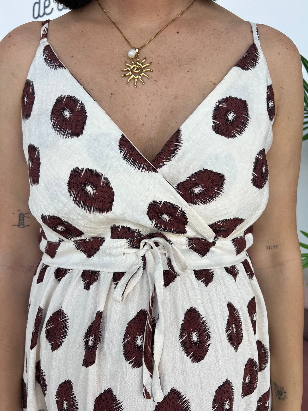 Vestido Cameron marrón