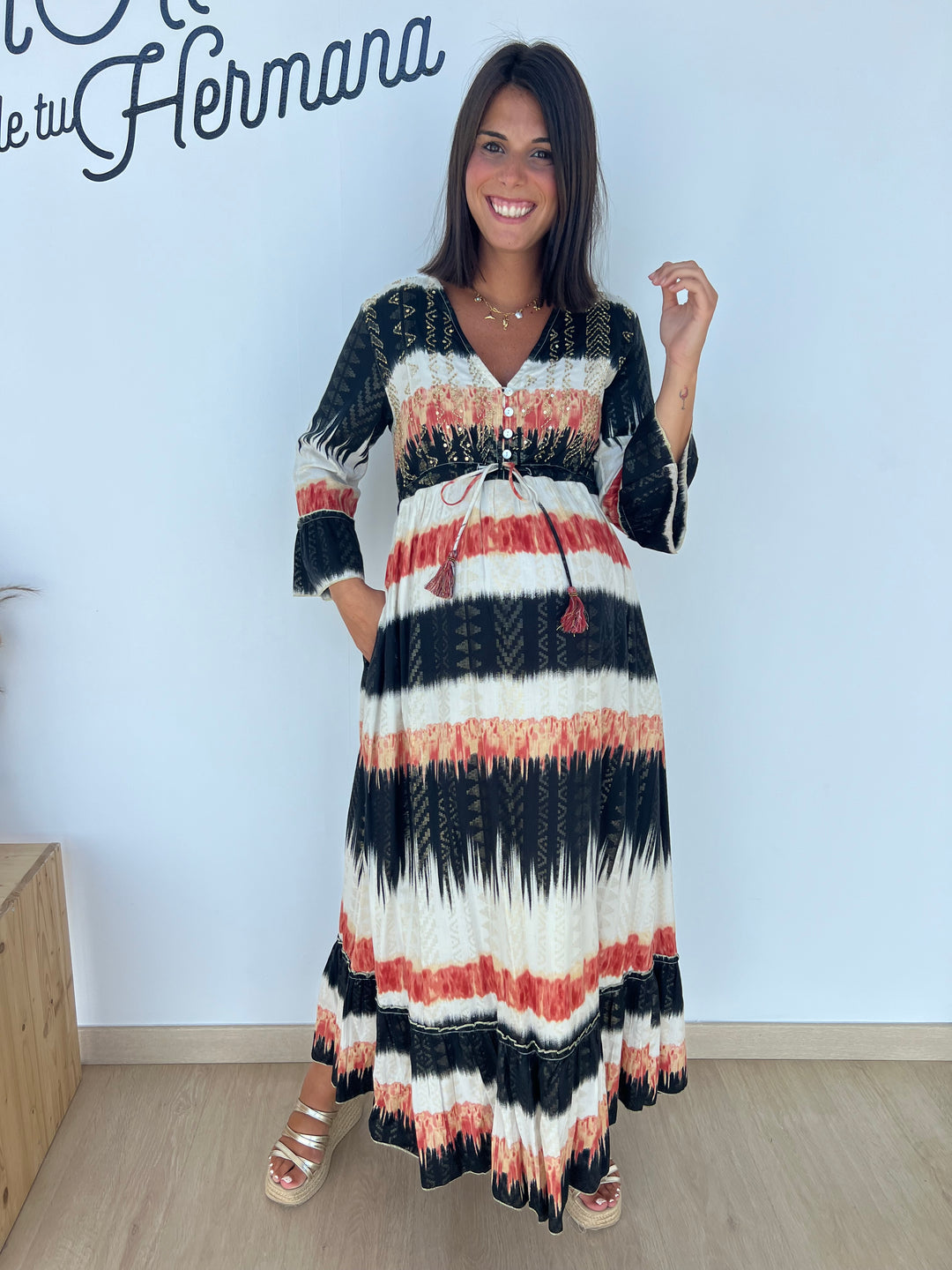 Vestido Manuela coral