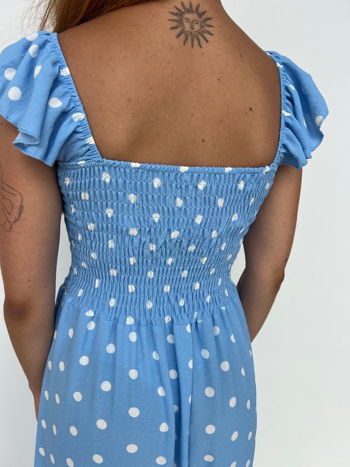 Vestido Violeta celeste