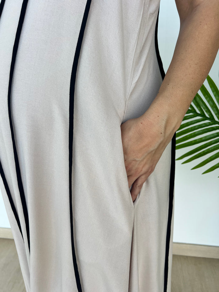 Vestido Woman beige