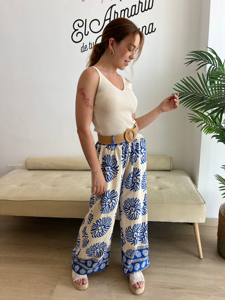 Pantalón Hana azul