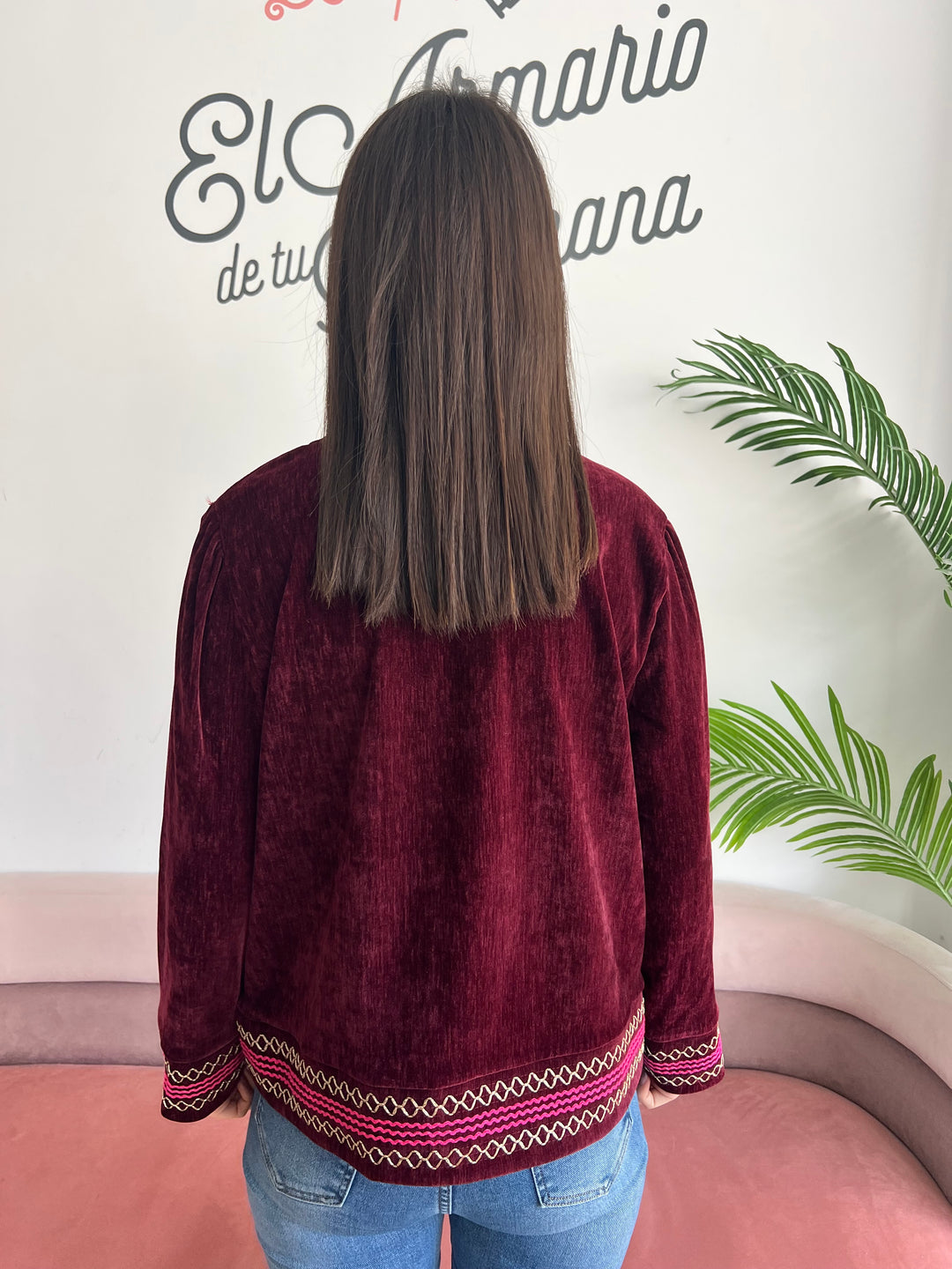 Sudadera Wendy burdeos