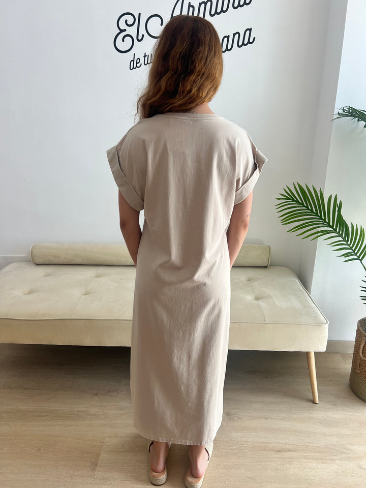 Vestido Malibú beige