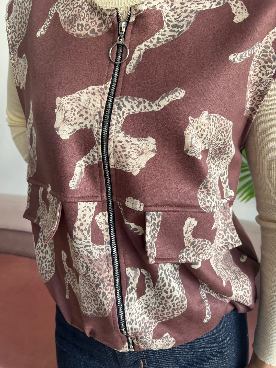 Chaleco Lety marrón