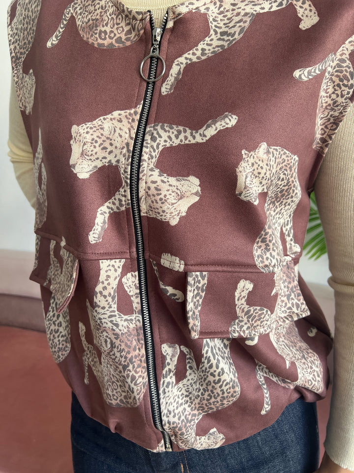 Chaleco Lety marrón