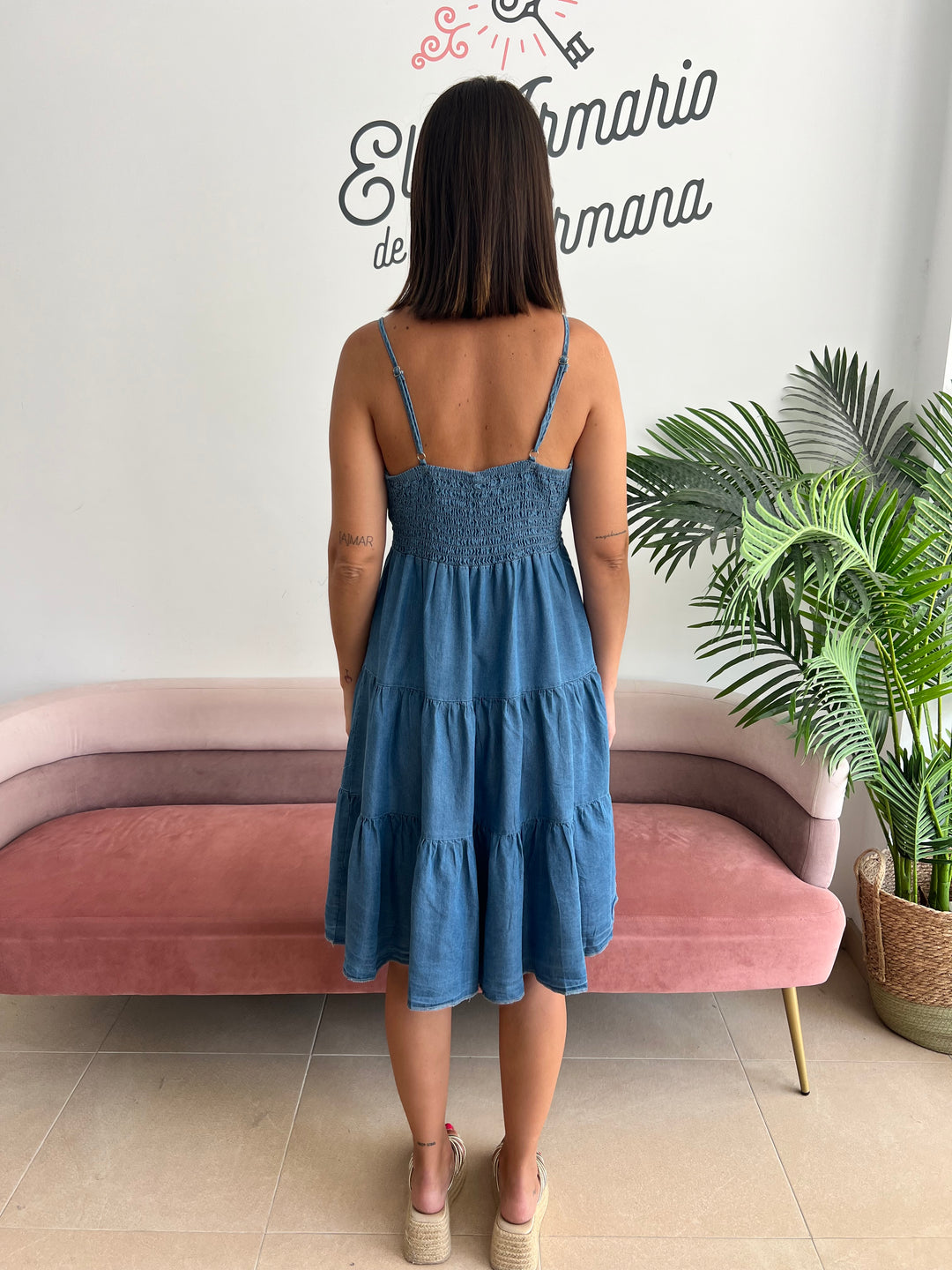Vestido Denim oscuro