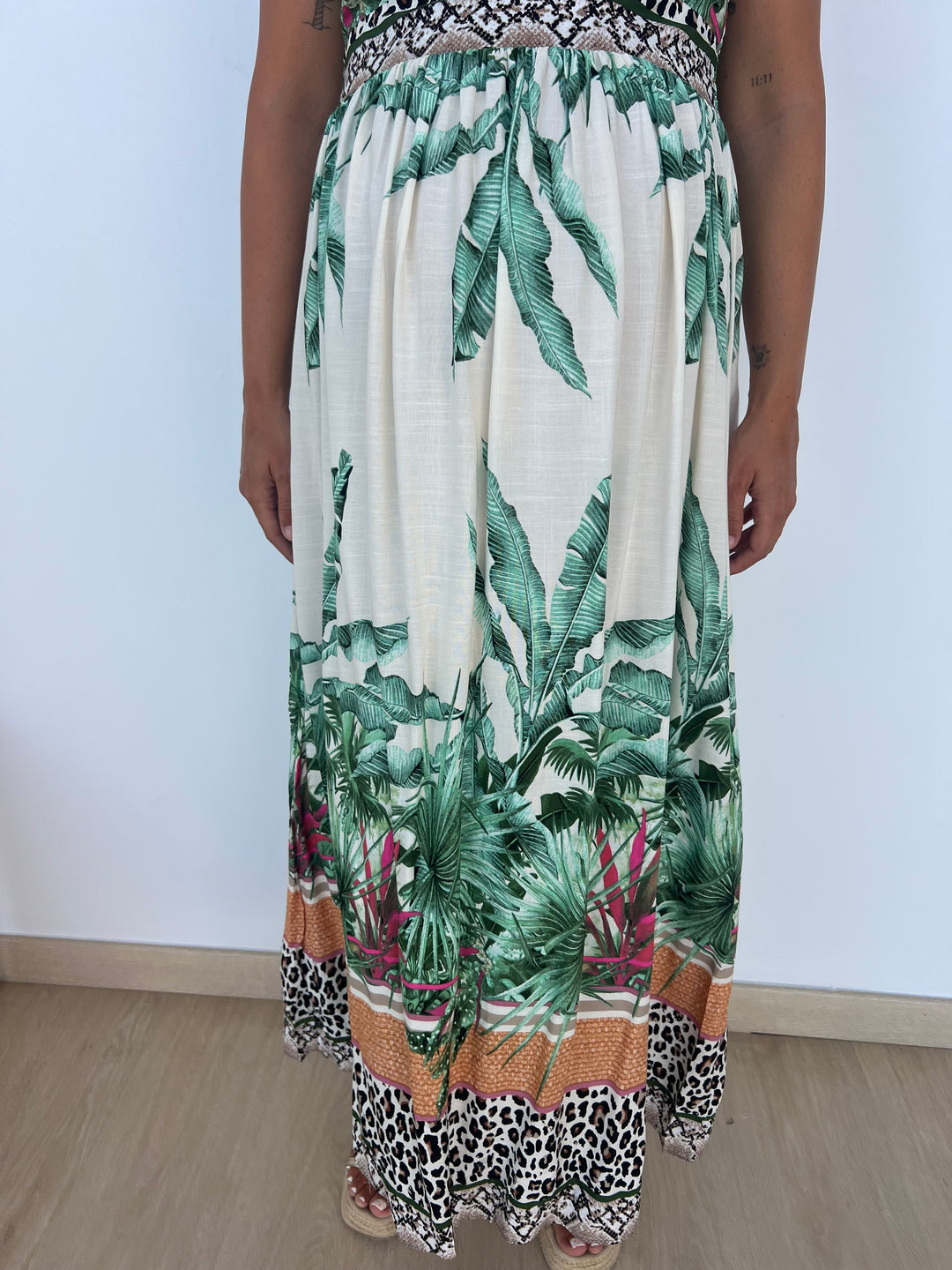 Vestido Tropical verde