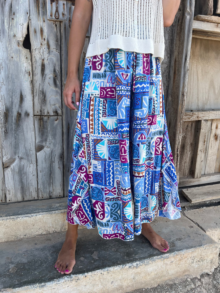 Pantalón Étnico azul