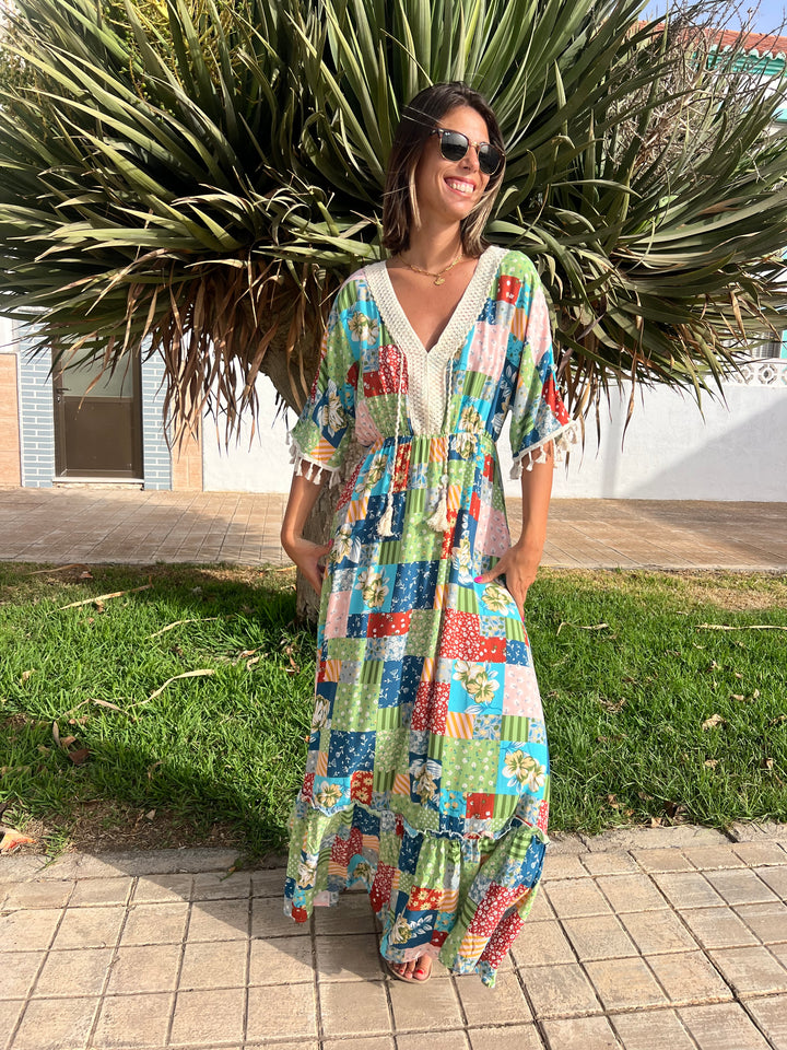 Vestido Rosy verde