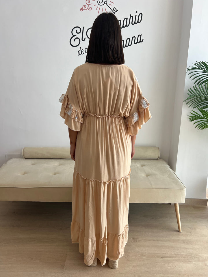 Vestido Malú beige
