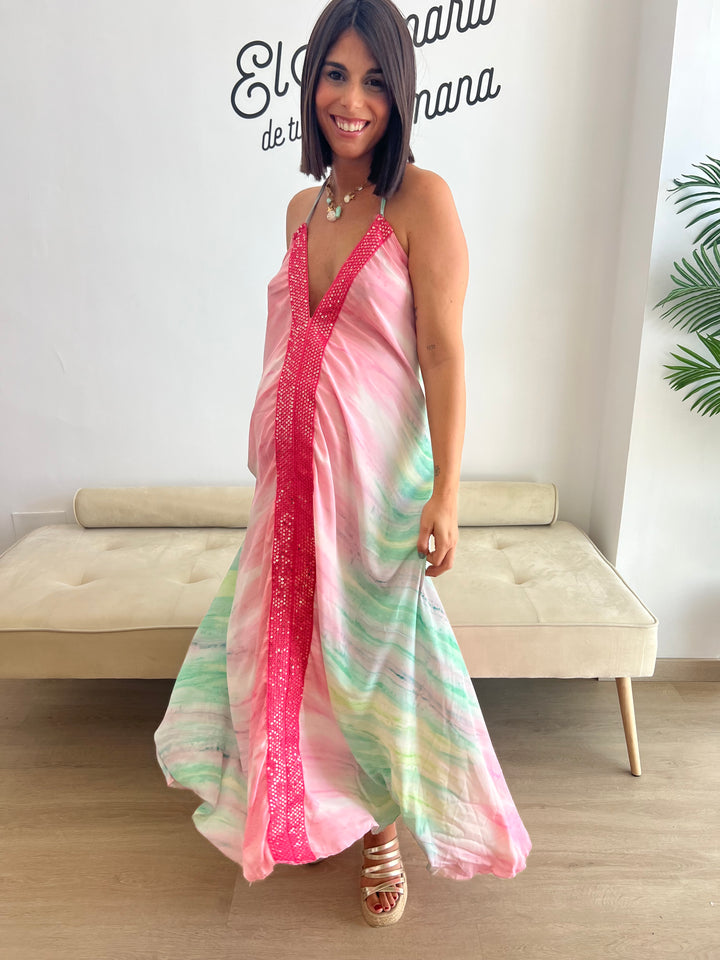 Vestido Bali fucsia