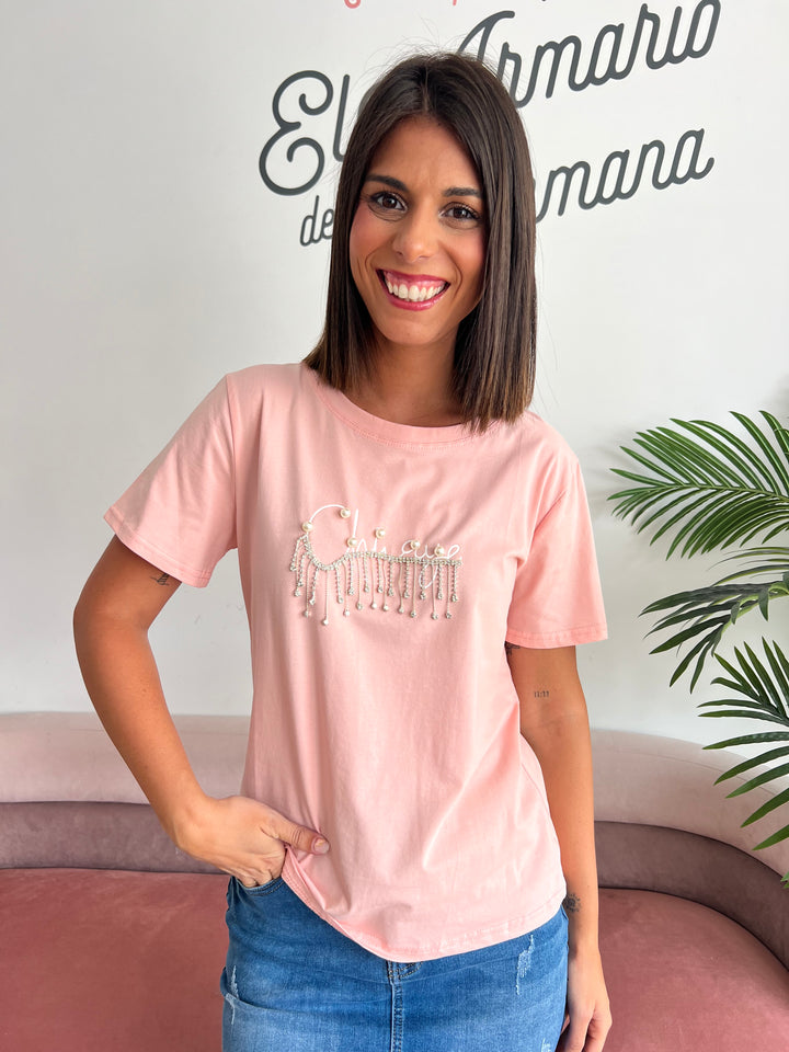 Camiseta Chaye rosa