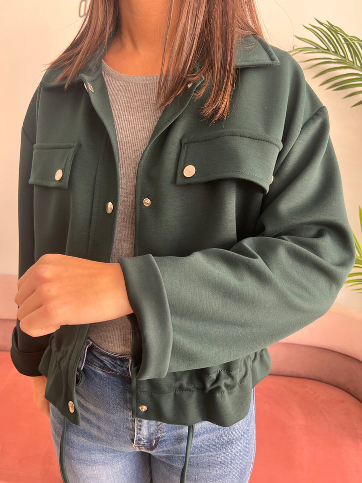 Chaqueta Carlín verde oscuro