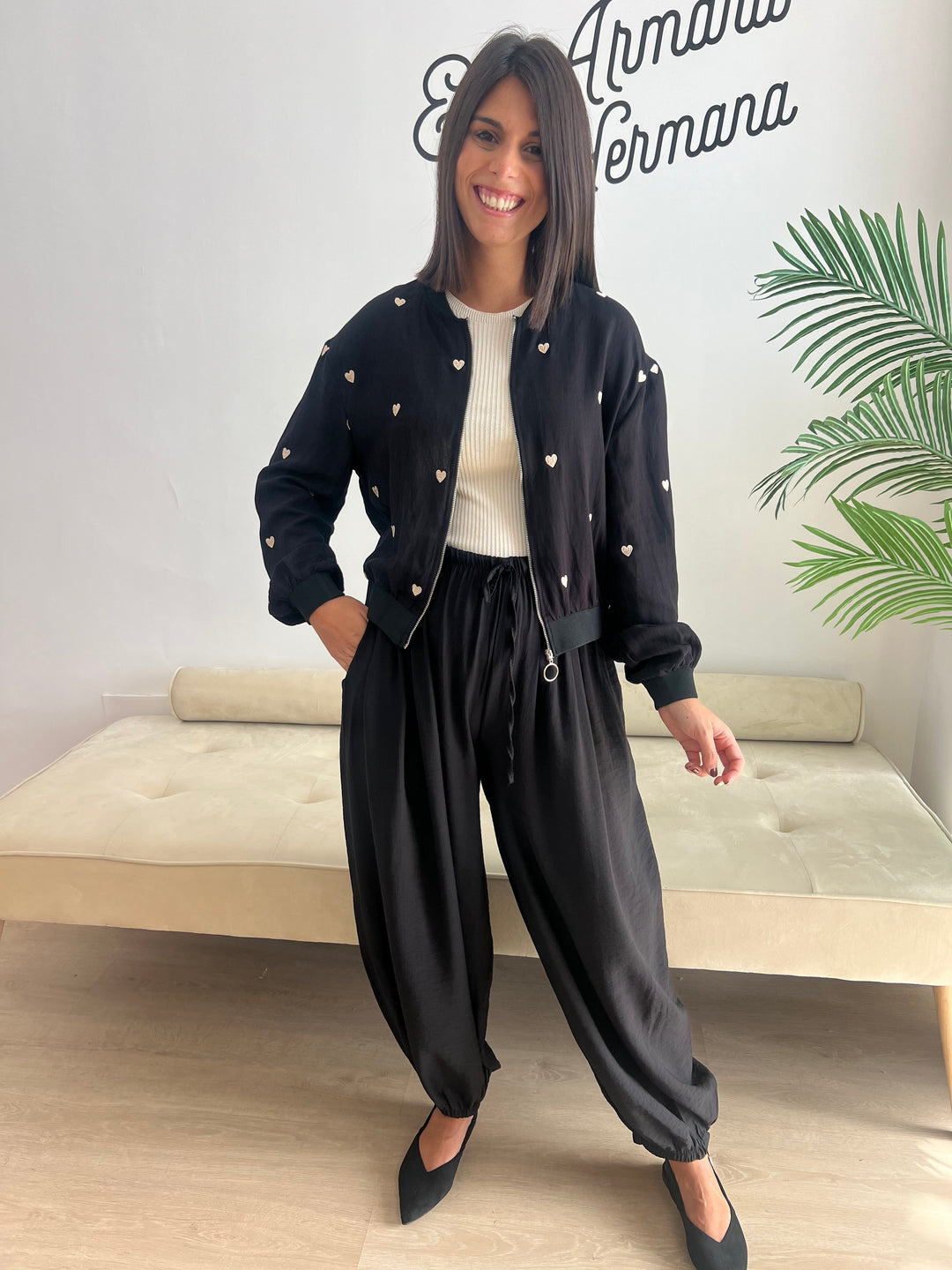 Pantalón Malú negro