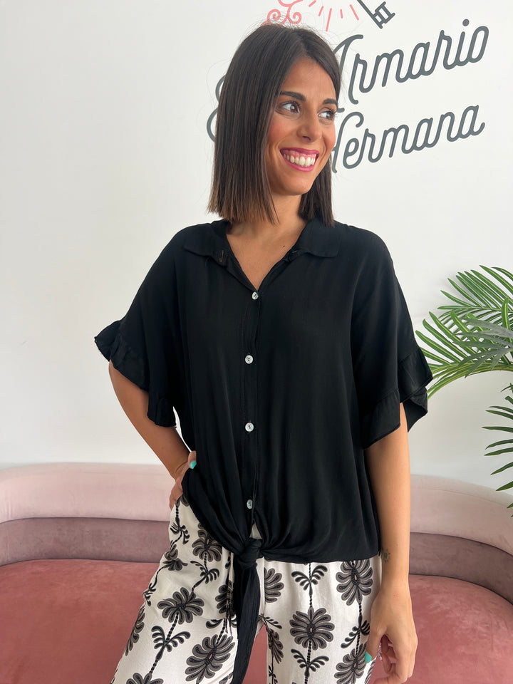 Camisa Kuky negro