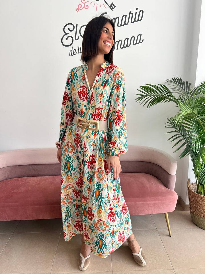 Vestido Diana aguamarina