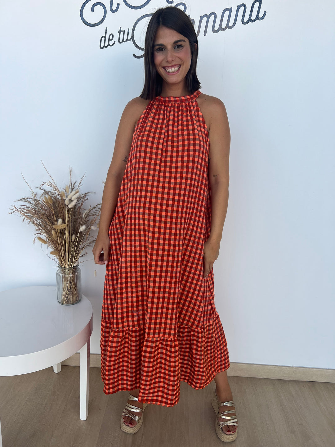 Vestido Julieta naranja