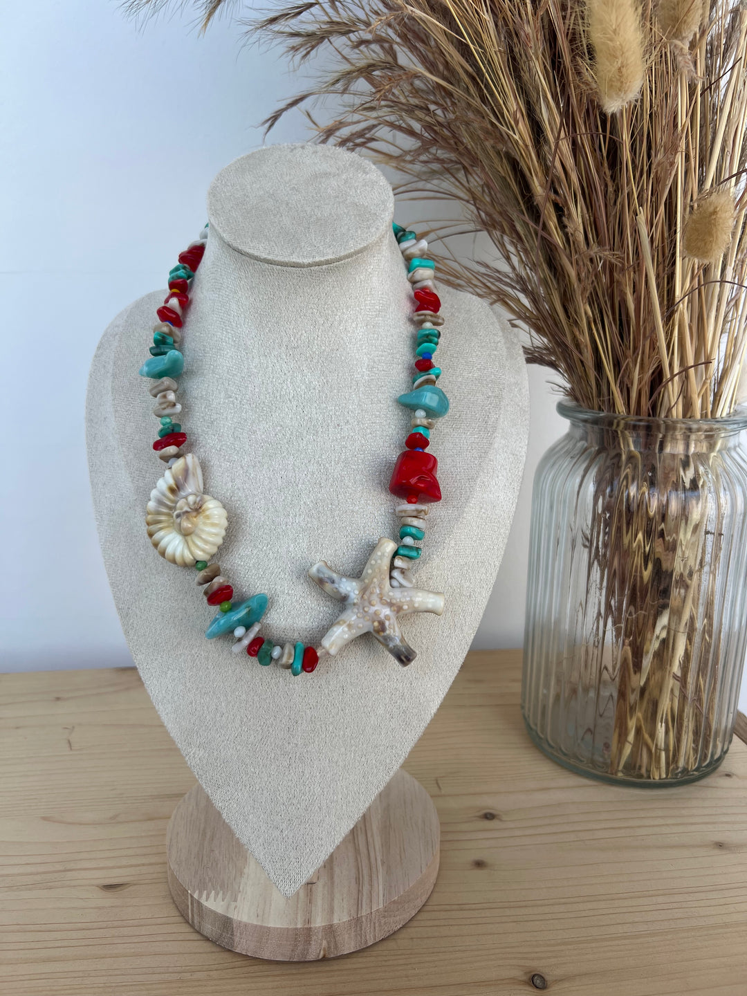 Collar Lena beige (no acero)