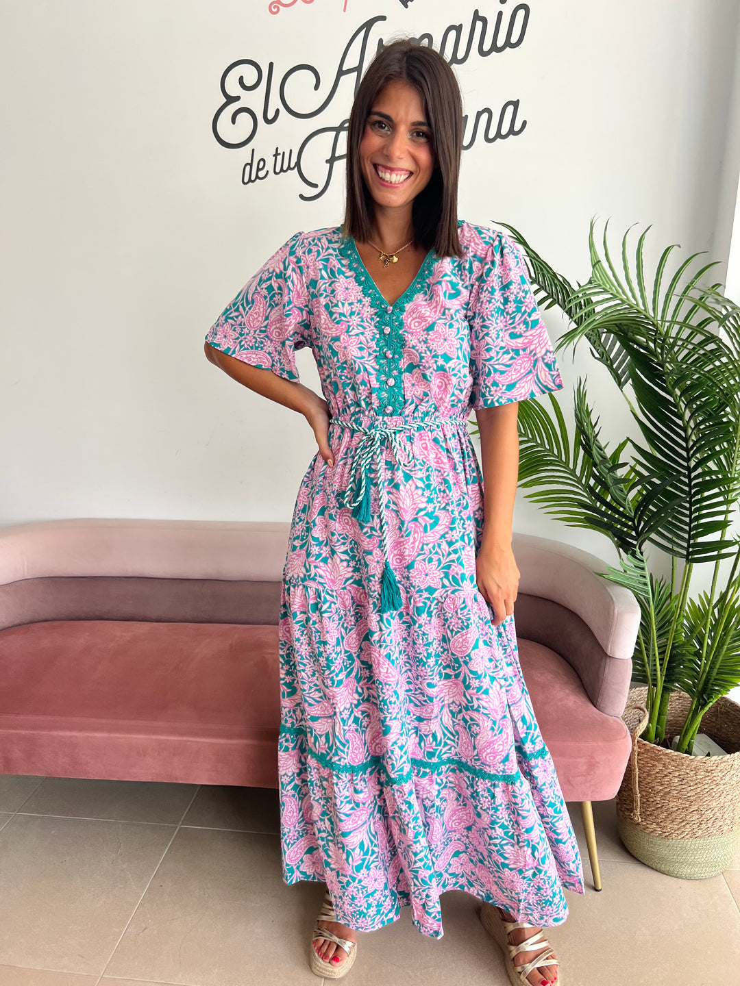 Vestido Betty verde