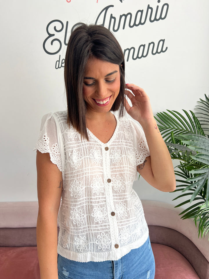 Chaqueta Oriana blanco