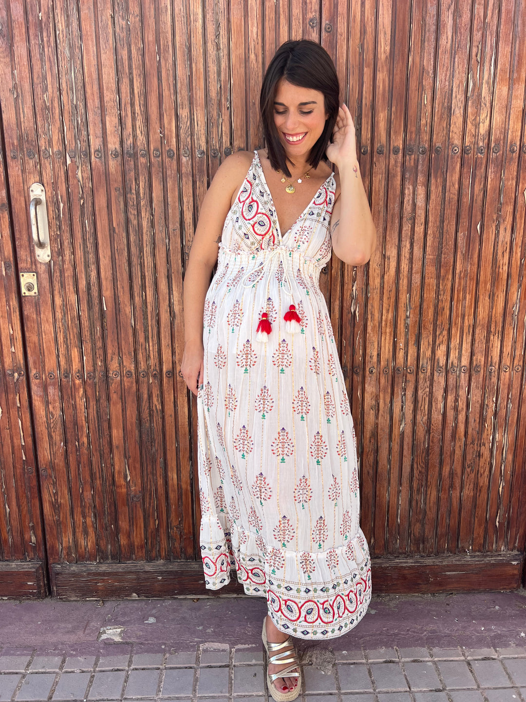 Vestido Micaela rojo