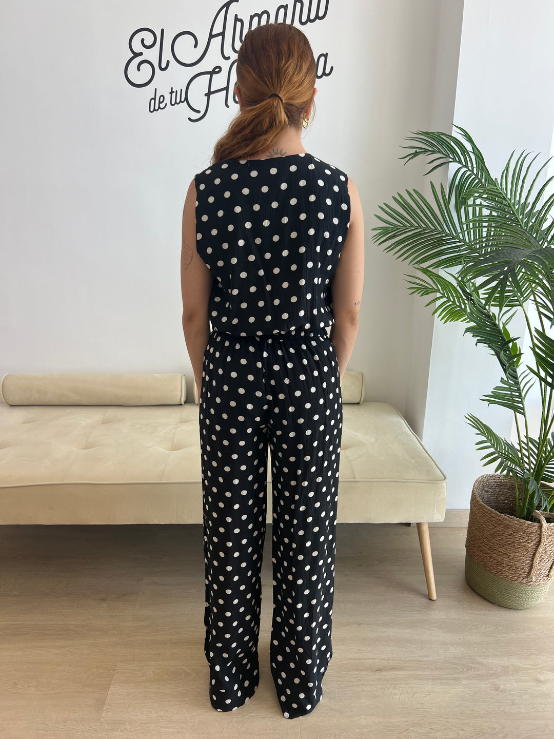 Conjunto Nazaret negro y blanco