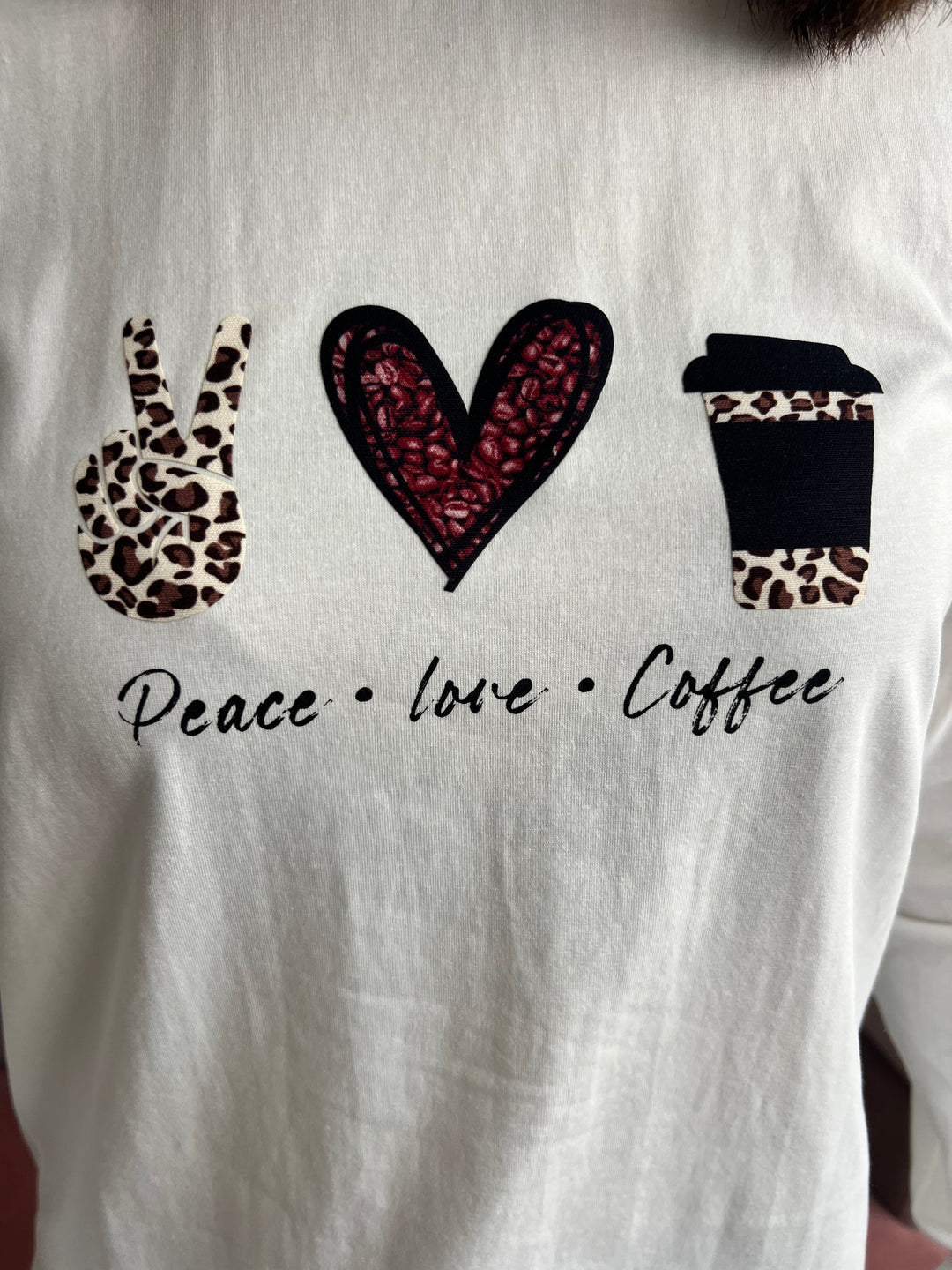 Camiseta Peace blanco