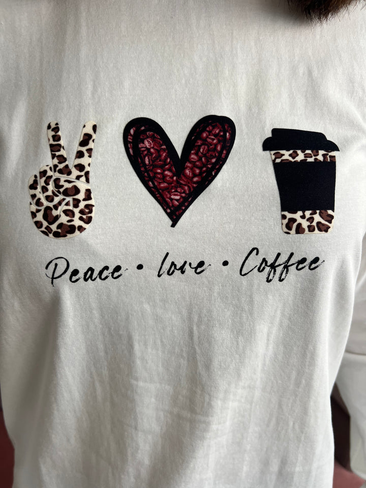 Camiseta Peace blanco