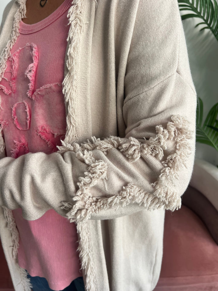 Chaqueta Estrellas beige