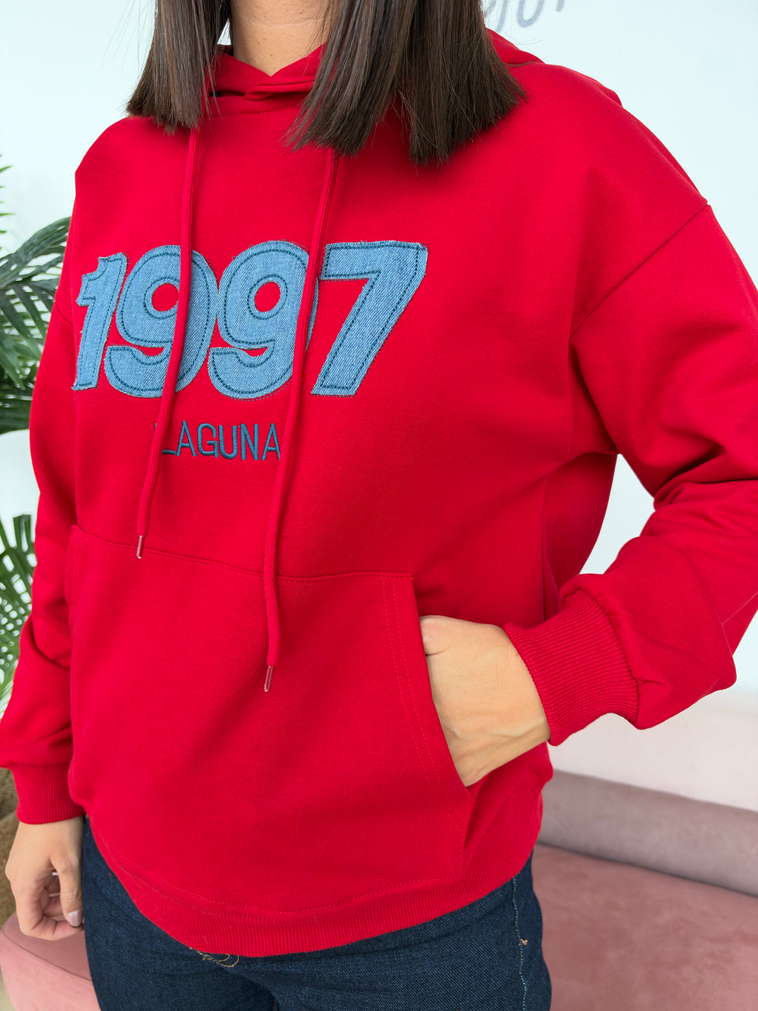 Sudadera 1997 rojo