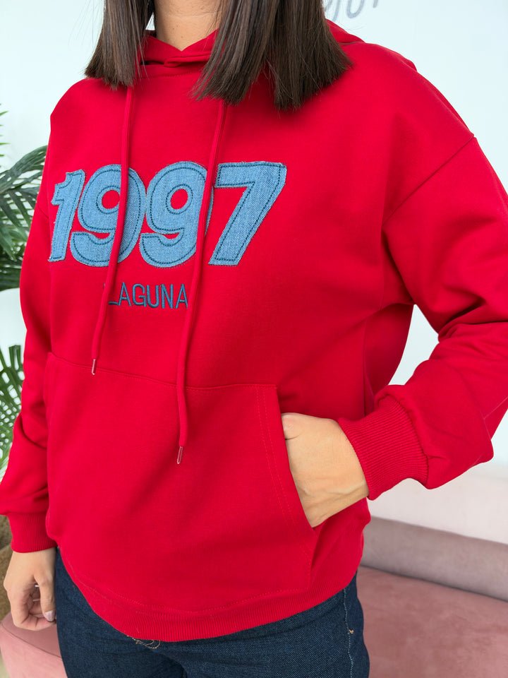 Sudadera 1997 rojo