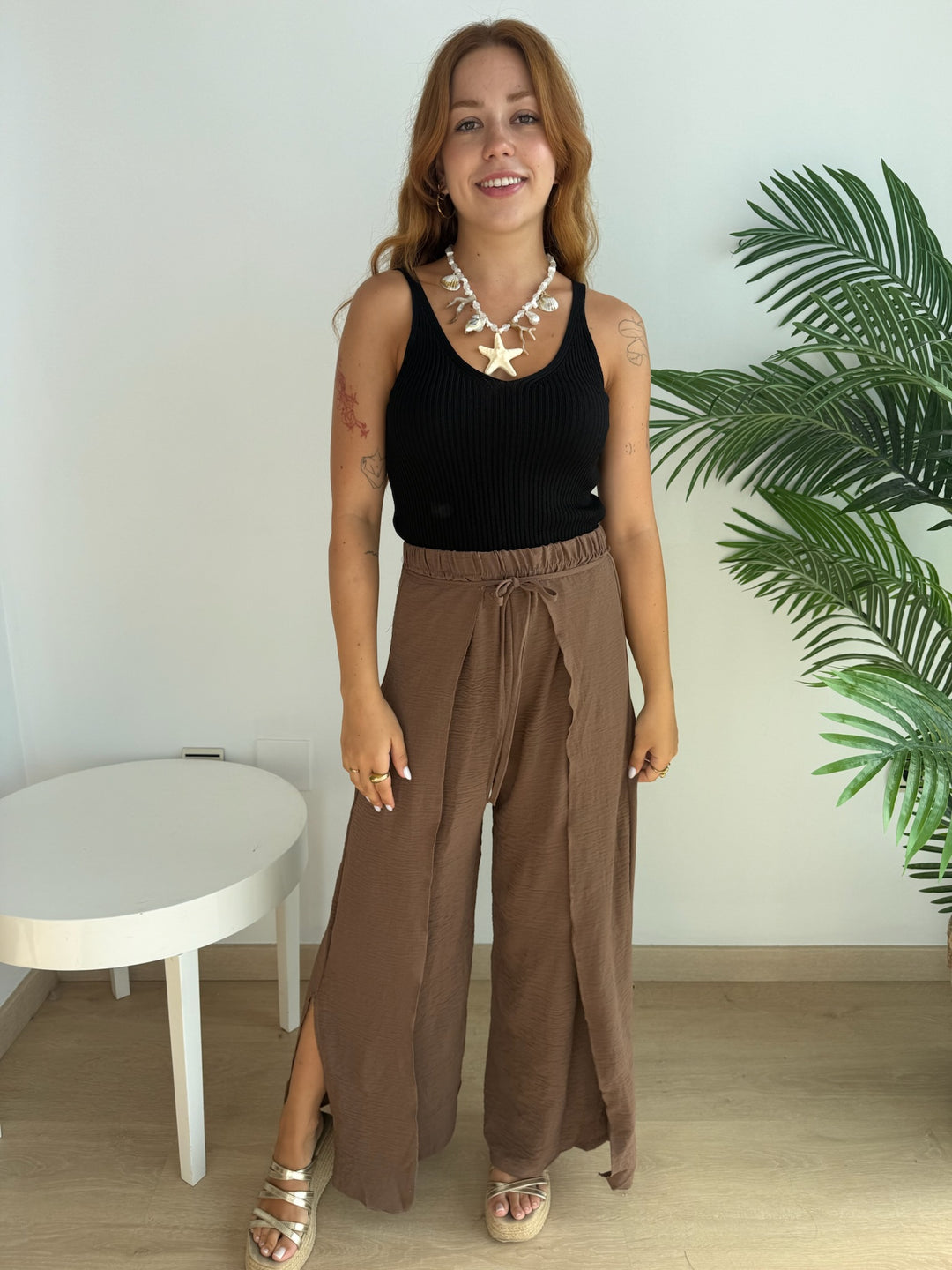 Pantalón Laila marrón