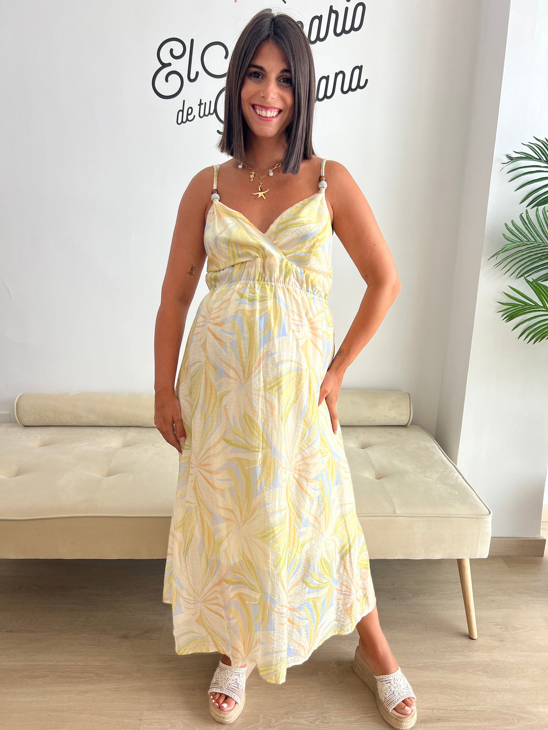 Vestido Tatiana amarillo