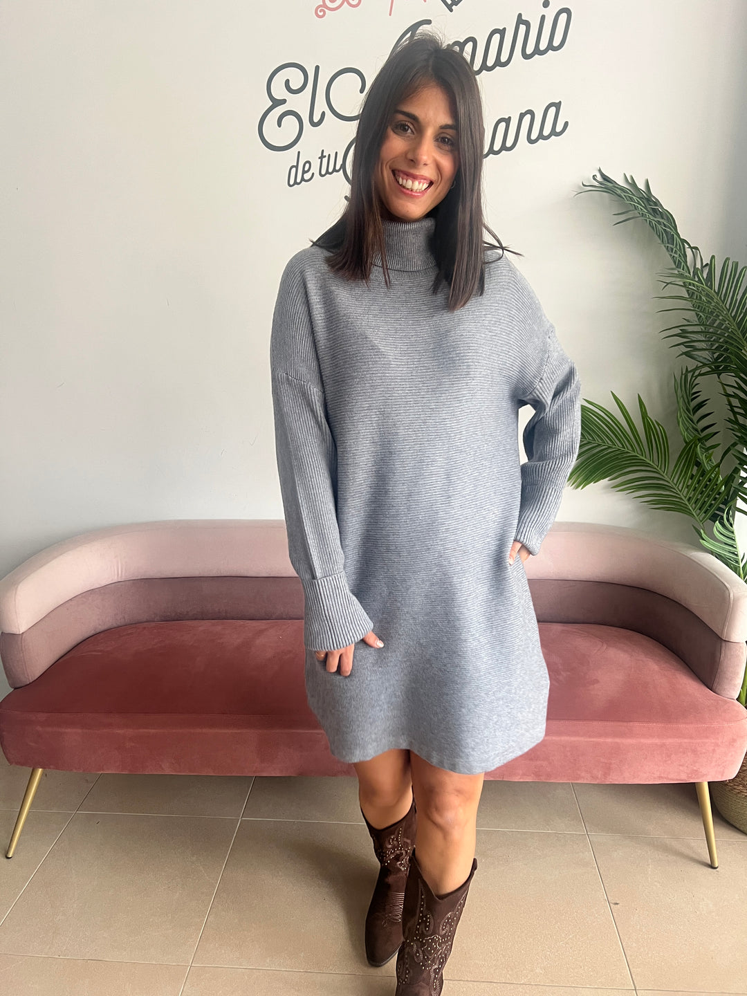 Vestido Matilda gris