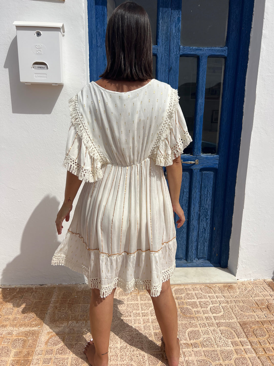 Vestido Sicilia blanco