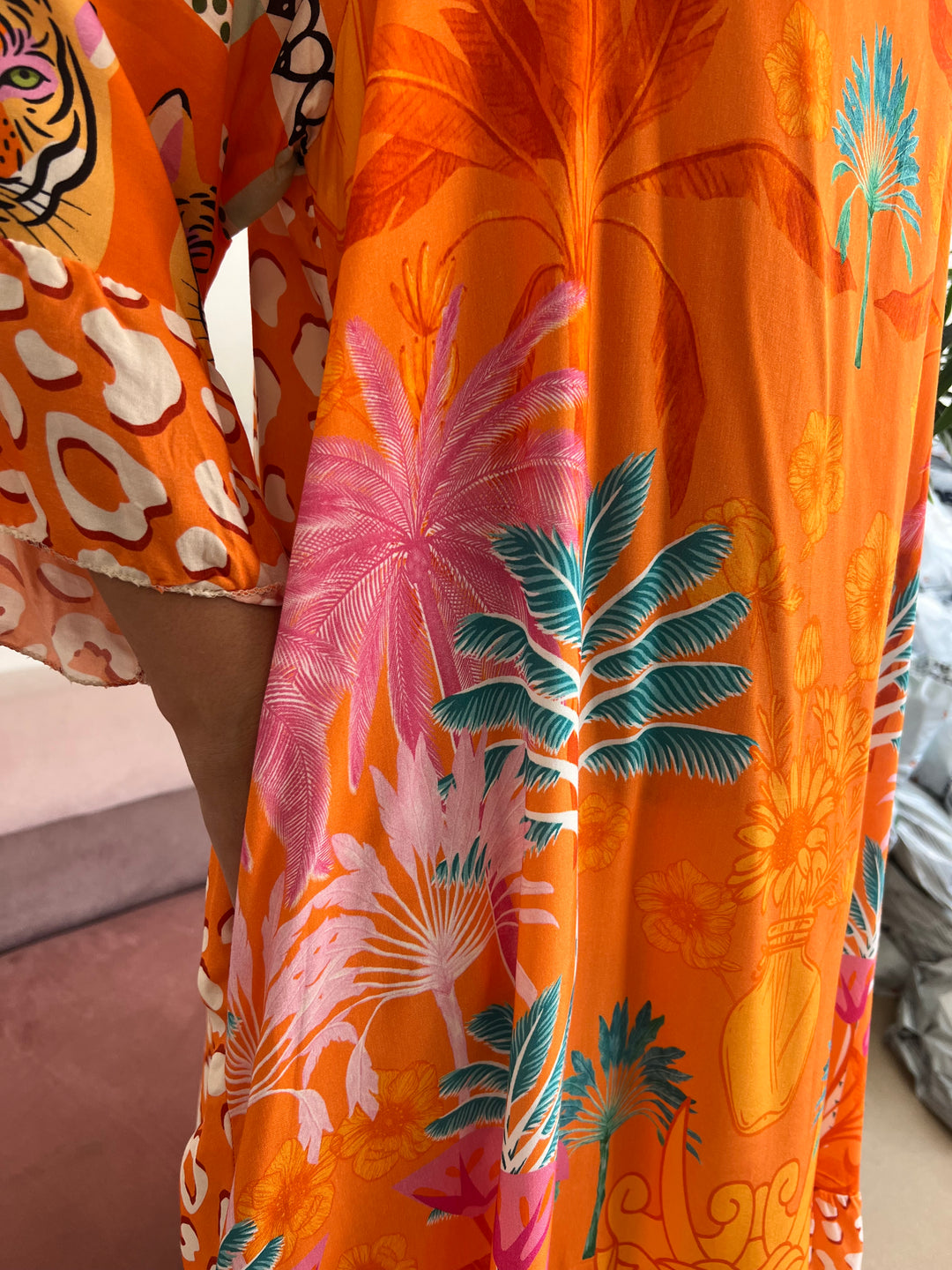 Vestido Tiger naranja
