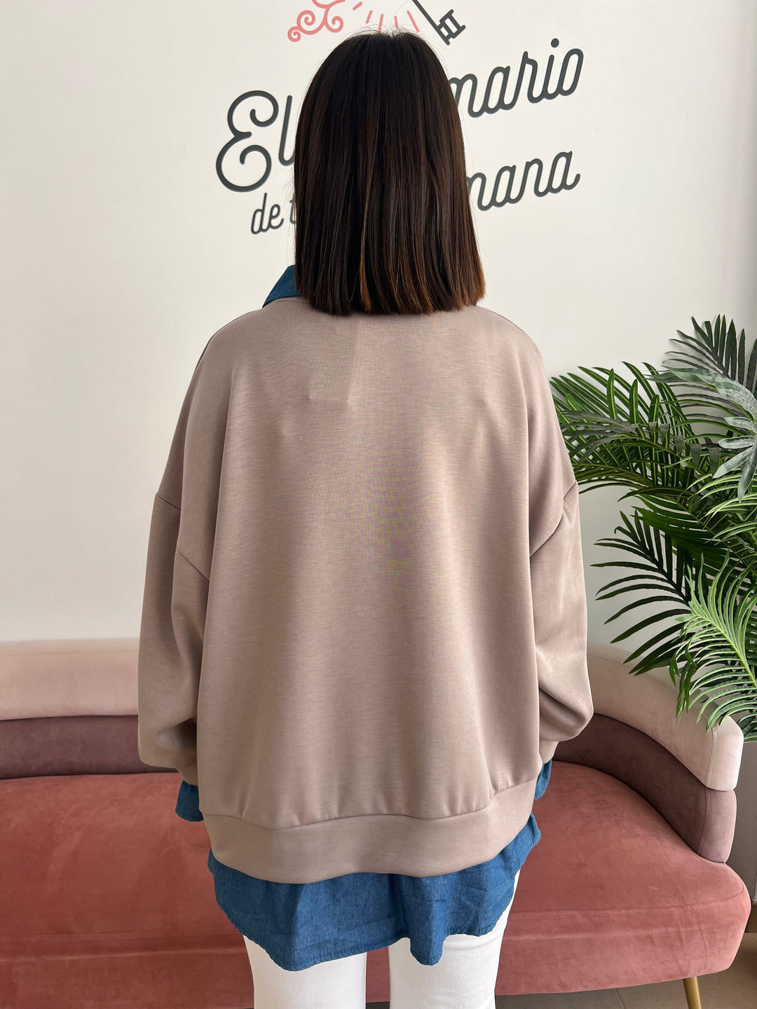 Sudadera Marta topo